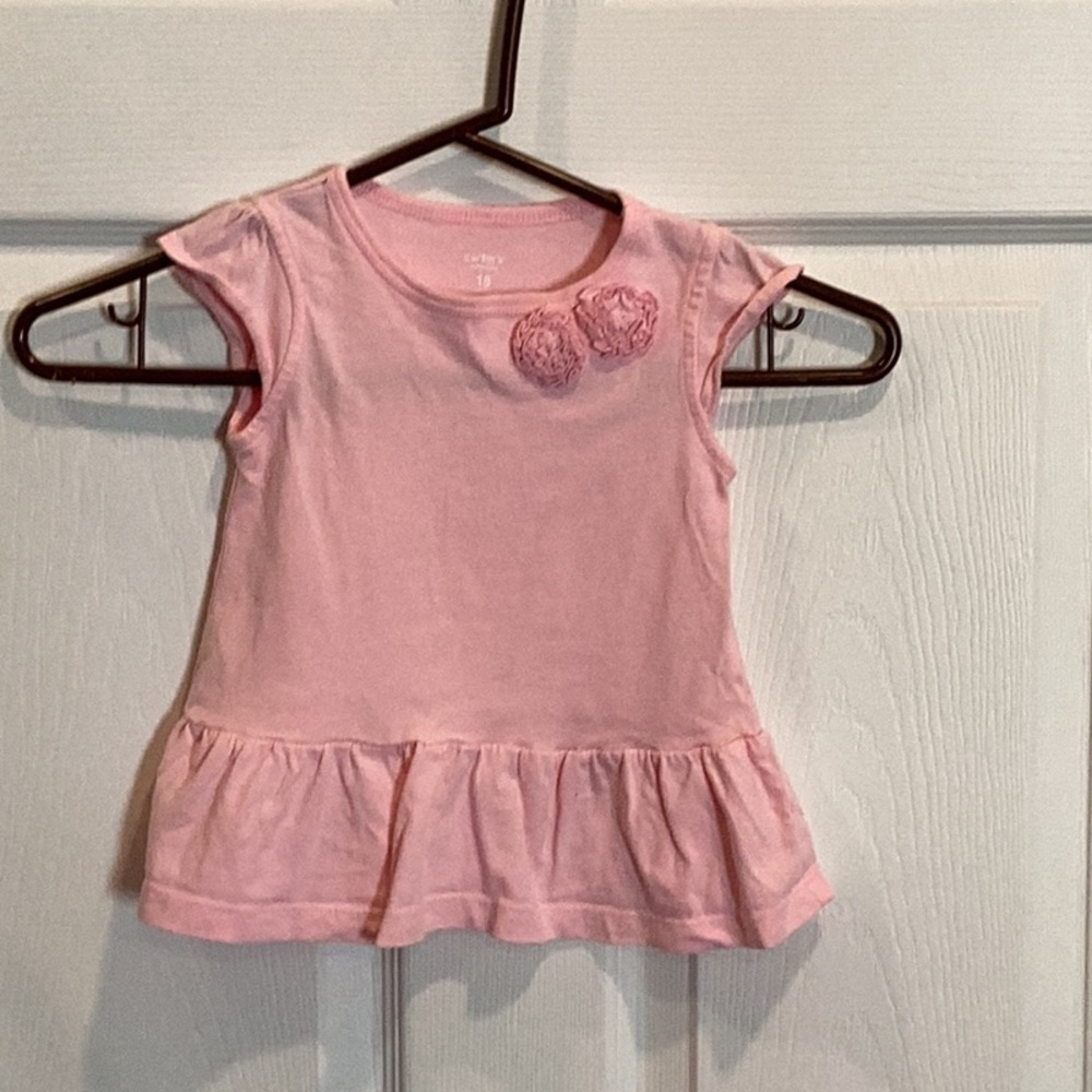 Pink Kids Ruffle Top